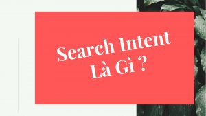 Search Intent Là Gì?