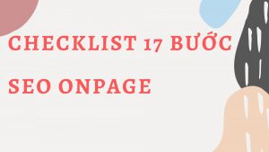 Checklist SEO Onpage