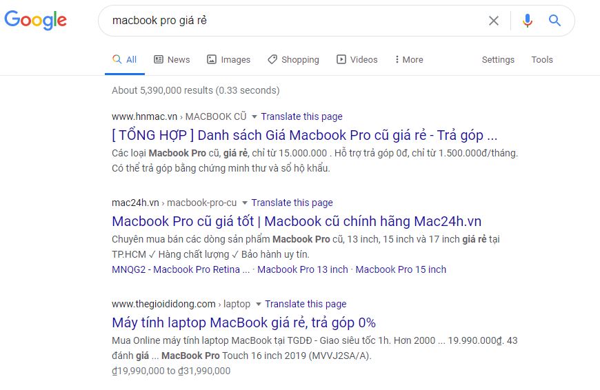Macbook pro giá rẻ