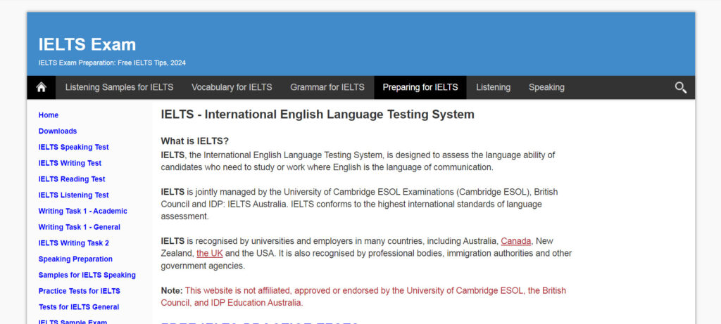 IELTS Exam