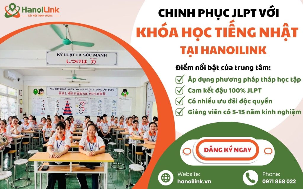 Trung tâm dạy tiếng Nhật uy tín HanoiLink
